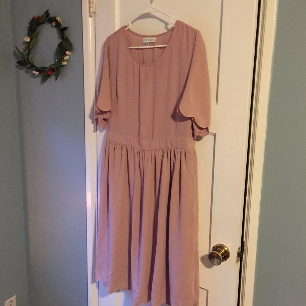 Piper and Scoot Mauve Dress